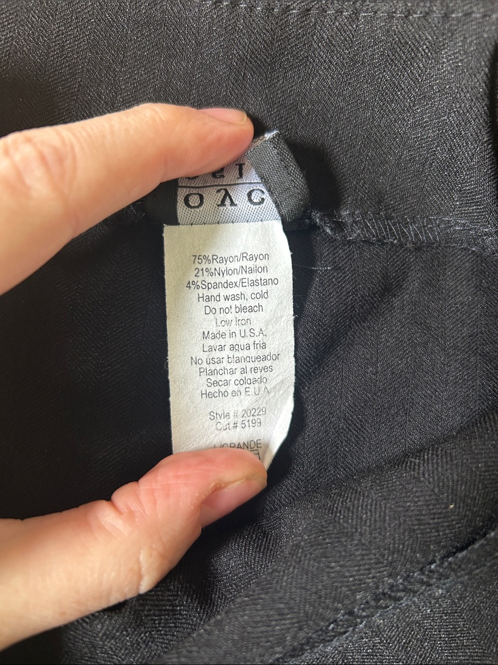 Joyce Leslie Classic Black Pencil Skirt - Sleek Midi - Picture 3 of 5